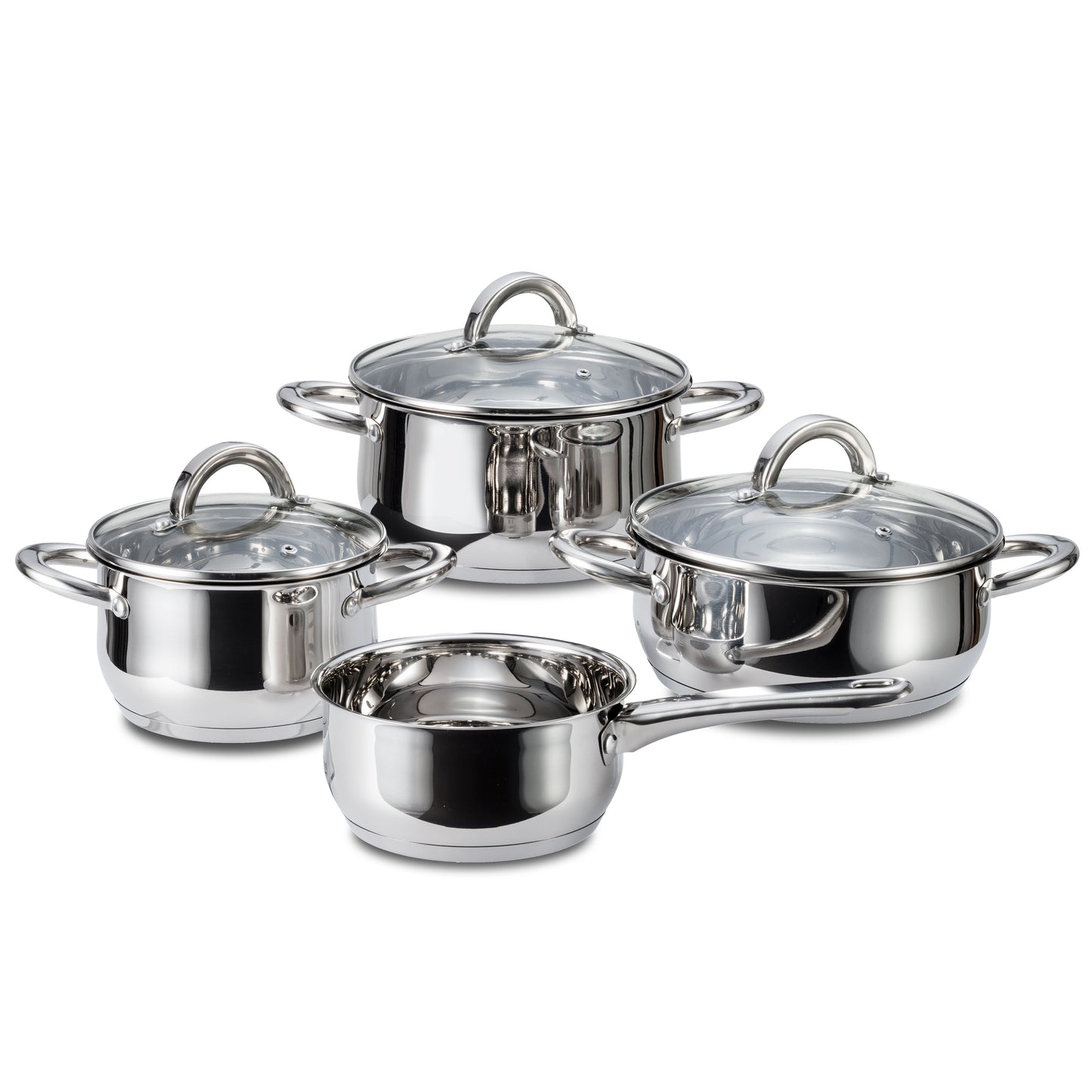 Linnuo® Eco-Line 7 tlg. Edelstahl Topfset