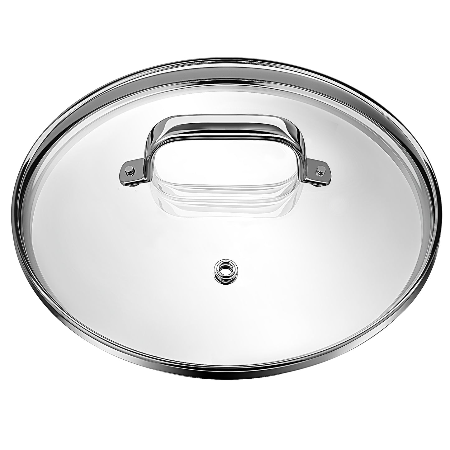 Linnuo® Profi-Line 3,5 l Edelstahl Topf mit Glasdeckel