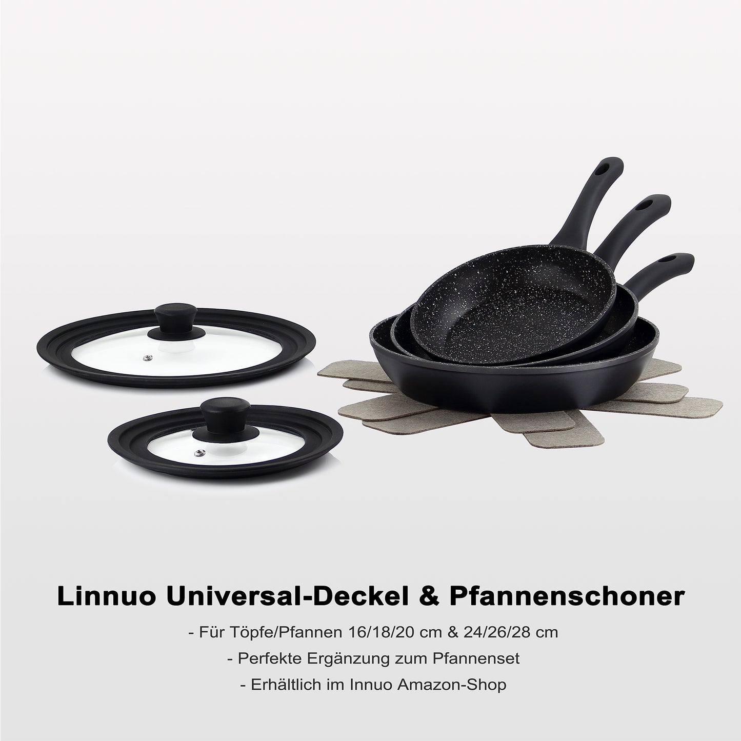 Linnuo® Classic-Line 3 tlg. Antihaft Pfannenset