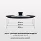 Linnuo® Classic-Line Antihaft Wokpfanne mit Deckel