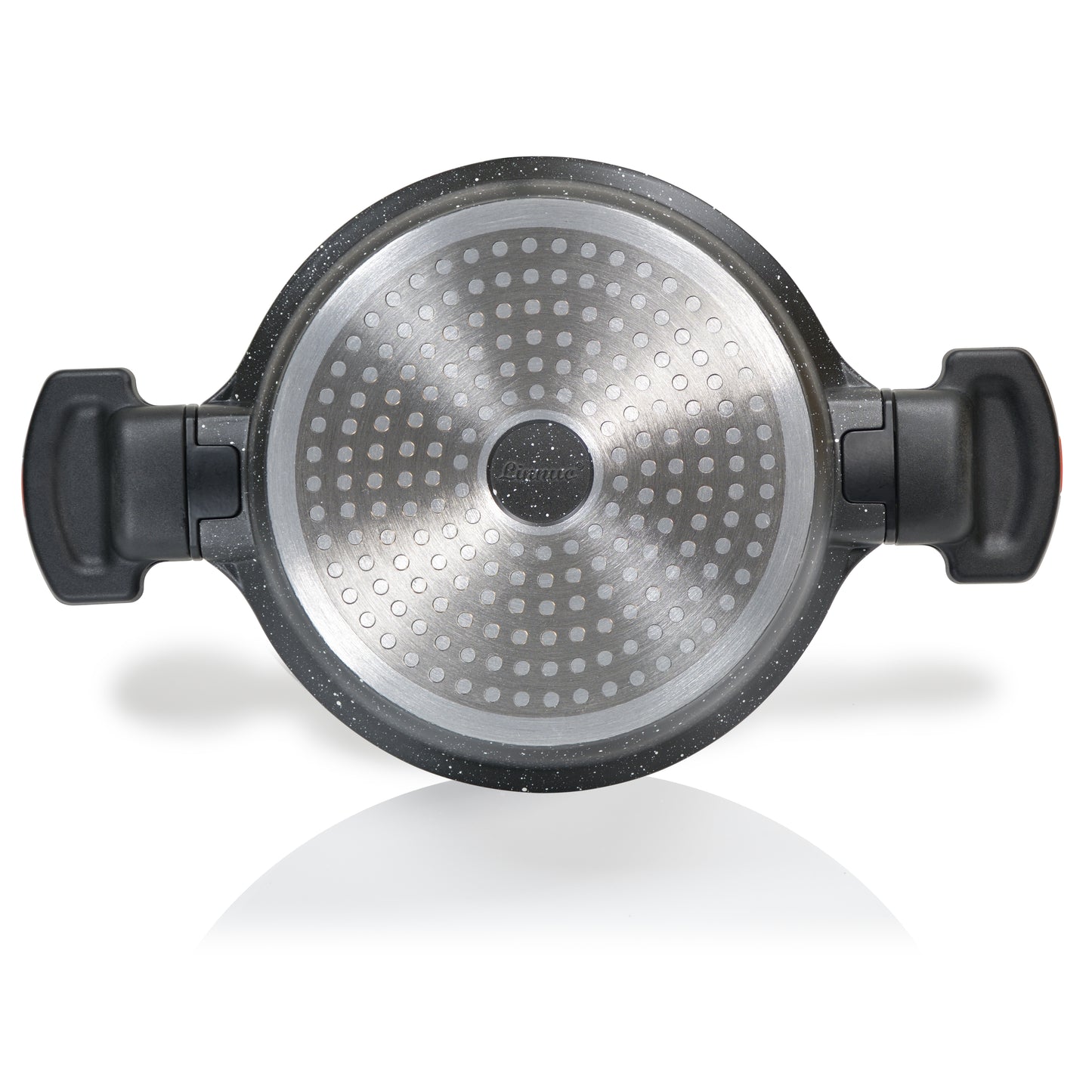 Linnuo® Premium-Line Aluguss Topf mit abnehmbarem Griff 20 cm