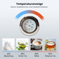 Linnuo® Wasserkocher (weiß, 1,7 Liter, mit Temperaturanzeige)